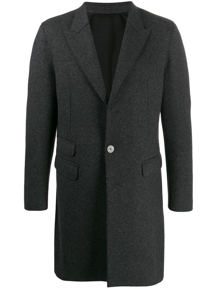 Neil Barrett Single-breasted Tailored Coat - Grey