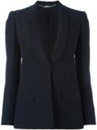 Alexander Mcqueen - Shawl Lapel Blazer - Women - Silk/acetate/viscose - 42, Black, Silk/acetate/viscose