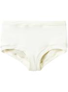 Martha Medeiros - Hot Pants - Women - Elastodiene/polyamide - P, White, Elastodiene/polyamide