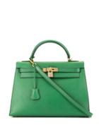 Hermès Pre-owned Kelly 32 Sellier 2way Bag - Green