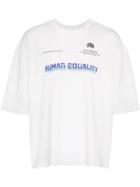 Willy Chavarria Willy C Human Equality Ss Tee Wht - White