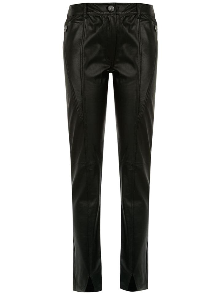 Andrea Bogosian Skinny Leather Pants - Black