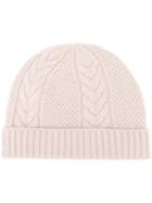 N.peal Cable Knit Beanie, Women's, Nude/neutrals, Cashmere