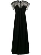 Giambattista Valli Lace Cap Sleeve Dress - Black