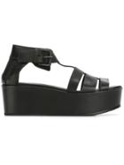 Marsèll Flatform Sandals - Black