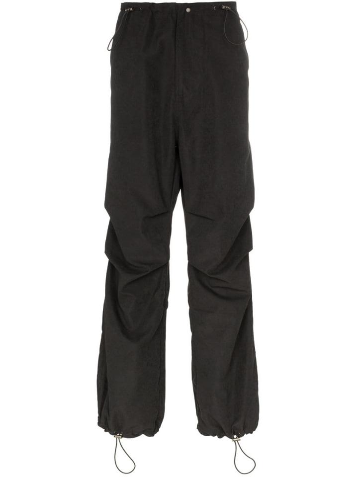 032c Drawstring Work Trousers - Black