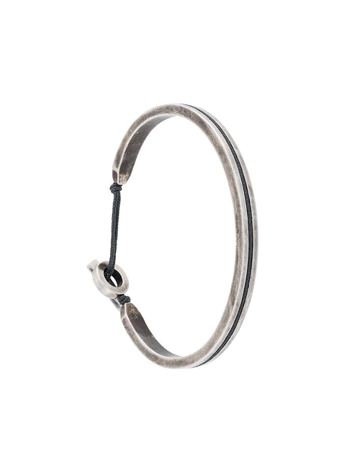 M. Cohen Twist Clasp Bracelet - Grey