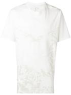 Nike Panelled Logo Floral T-shirt - White