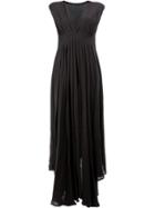 Ann Demeulemeester Draped Gown - Black