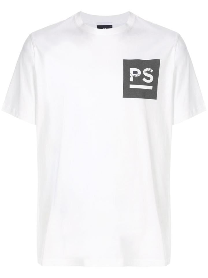 Paul Smith Ps Box Print T-shirt - White