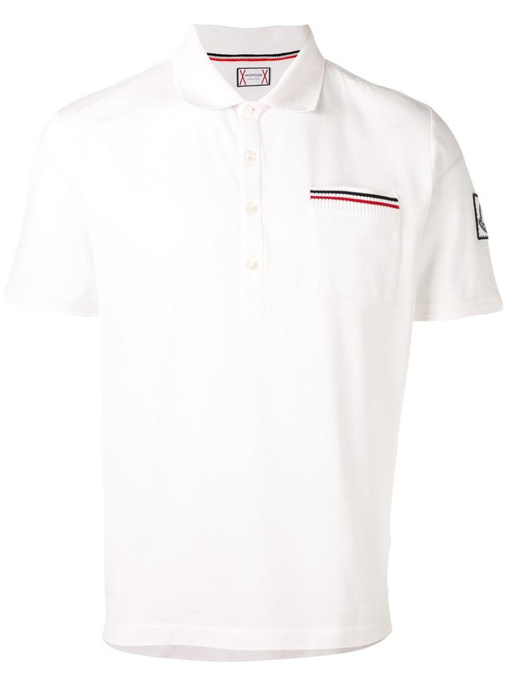 Moncler Gamme Bleu - Chest Pocket Polo Shirt - Men - Cotton - Xl, White, Cotton