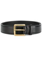 Chloé Gold Buckle Belt - Black