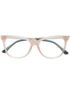 Jimmy Choo Eyewear Cat Eye Glasses - Nude & Neutrals