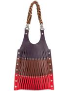 Sonia Rykiel Perforated Colour Block Tote - Multicolour