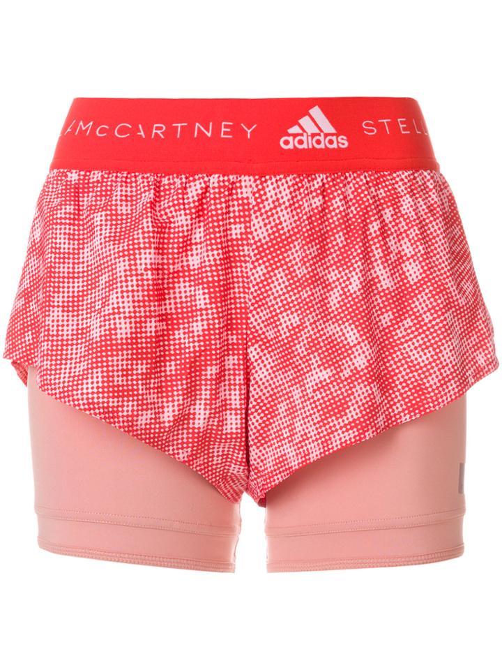 Adidas By Stella Mccartney Running 2-in-1 Shorts - Yellow & Orange