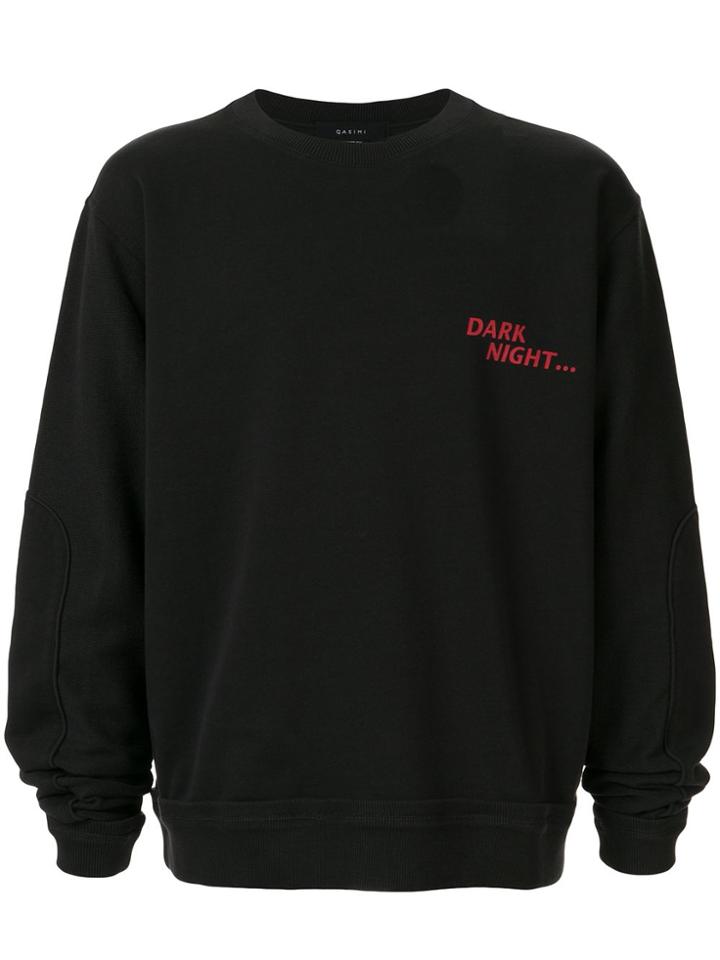 Qasimi Dark Night Sweatshirt - Black