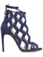 Alexandre Birman Laser Cut Sandals - Blue