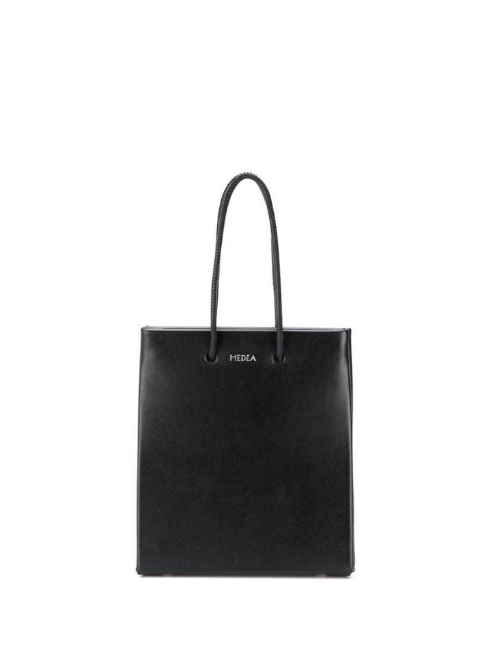 Medea Crossbody Shopper Bag - Black