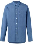 Levi's - Plain Shirt - Men - Cotton - L, Blue, Cotton