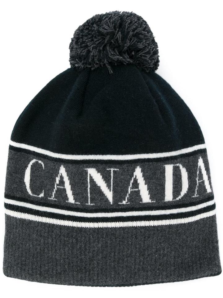 Canada Goose Pom Toque Hat - Black