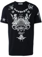Givenchy Tattoo Print T-shirt, Men's, Size: Large, Black, Cotton