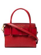 Miu Miu Madras Grain Leather Tote Bag - Red