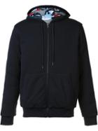 Moncler Classic Zip Hoodie, Men's, Size: Medium, Blue, Cotton/polyamide