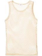 Cmmn Swdn Net Fitted Tank Top - Nude & Neutrals