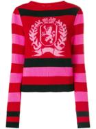 Hilfiger Collection Stripe Logo Sweater - Red
