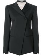Ssheena Peaked Lapel Blazer - Black