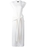Joseph - Belted Dress - Women - Cotton/viscose - 36, White, Cotton/viscose