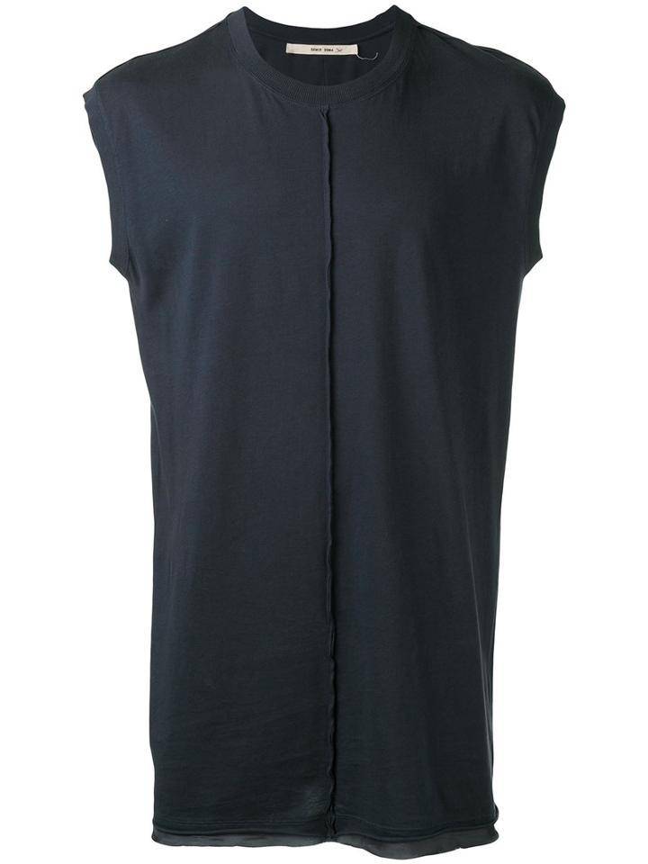 Damir Doma Sleeveless Top, Men's, Size: Small, Grey, Cotton