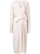 Acler Cyprus Belted Dress - Nude & Neutrals