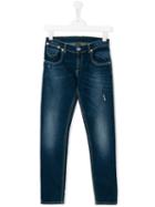 Dondup Kids - Regular Jeans - Kids - Cotton/polyester/spandex/elastane - 14 Yrs, Boy's, Blue