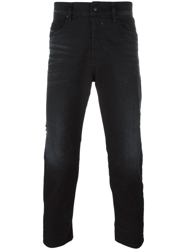 Diesel Classic Cropped Jeans, Men's, Size: 29/30, Cotton/spandex/elastane