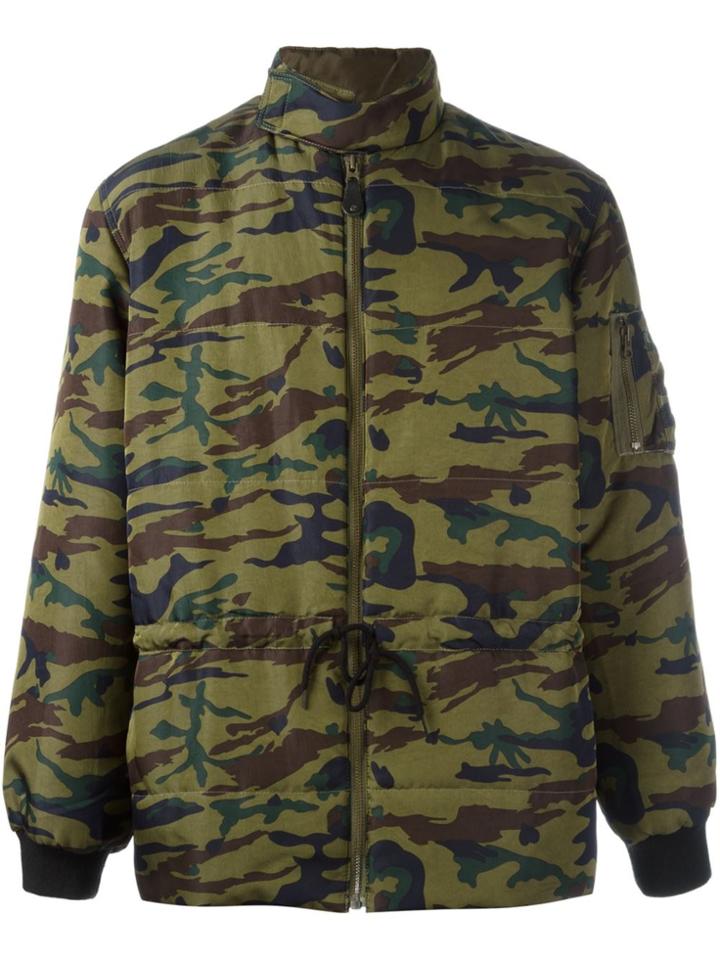 Jean Paul Gaultier Vintage Camouflage Padded Jacket - Green