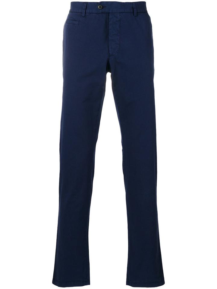 Fay - Fay Classic Trousers - Men - Cotton/spandex/elastane - 46, Blue, Cotton/spandex/elastane