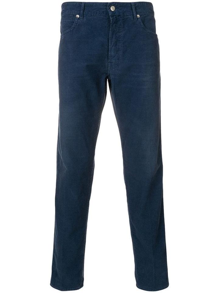 Golden Goose Straight Leg Corduroy Jeans - Blue
