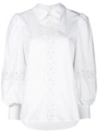 See By Chloé Lace Trim Blouse - White