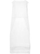 Demoo Parkchoonmoo Big Mesh Long Dress, Women's, Size: 36, White, Polyester