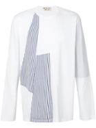 Marni Stripe Panel Top - White