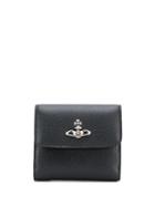Vivienne Westwood Windsor Medium Flap Wallet - Black