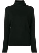 Hemisphere Cashmere Turtleneck Sweater - Black
