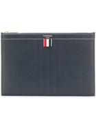 Thom Browne Small Zipped Tablet Holder - Blue