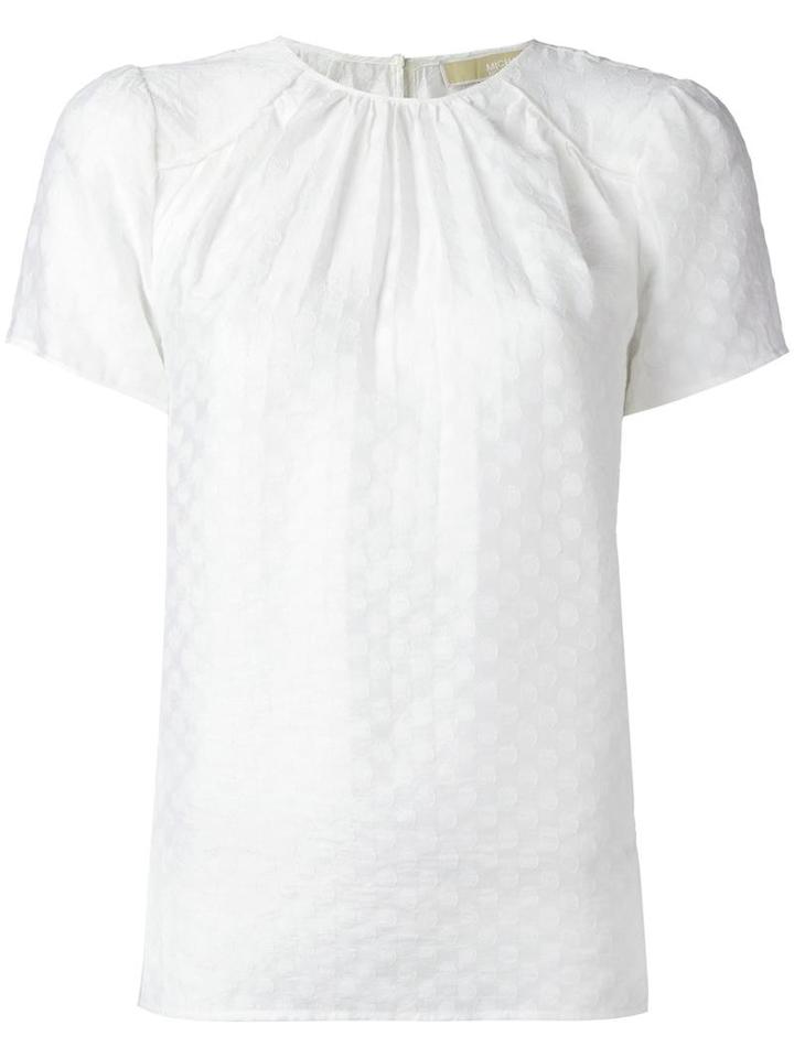 Michael Michael Kors Structured Shoulders Blouse, Women's, Size: Xs, Viscose/nylon/polyester