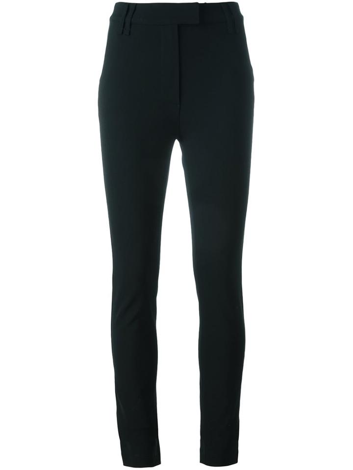 Plein Sud Skinny Trousers, Women's, Size: 36, Black, Spandex/elastane/viscose/virgin Wool