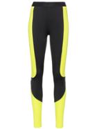 Fantabody Contrast Stripe Leggings - Black