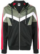 Les Hommes Urban Panelled Hoodie - Black