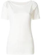 Yohji Yamamoto Cut Out T-shirt - White