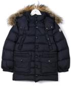 Moncler Kids Padded Button-up Coat, Boy's, Size: 12 Yrs, Blue